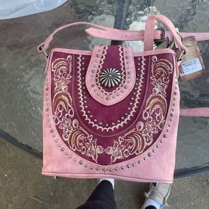 Womens Western Leather Purse